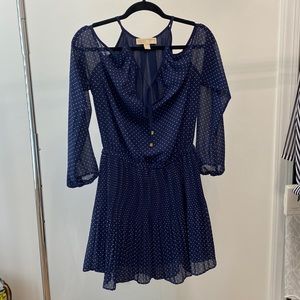 Michael Kors Cold-Shoulder Dress